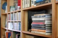 photo of books on shelf